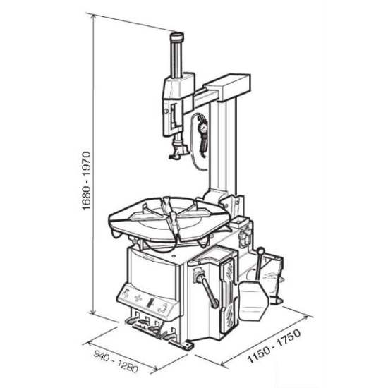 Montażownica automatyczna ProfiMont 1226-2 inwerter, inflator